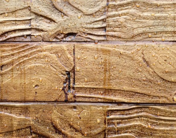 detalle pieza araucaria - revestimiento de hormigón con acabado de madera para decorar paredes exteriores - onua.es